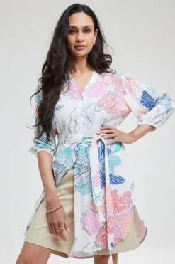 DiDi Tunic Shine Bitmap print- Jurken & Tunieken