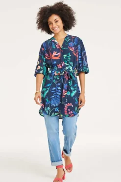 DiDi Tunic Shine Botanic spice print- Jurken & Tunieken