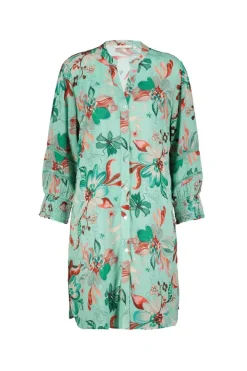 DiDi Tunic Sunny Green Reflection print- Jurken & Tunieken