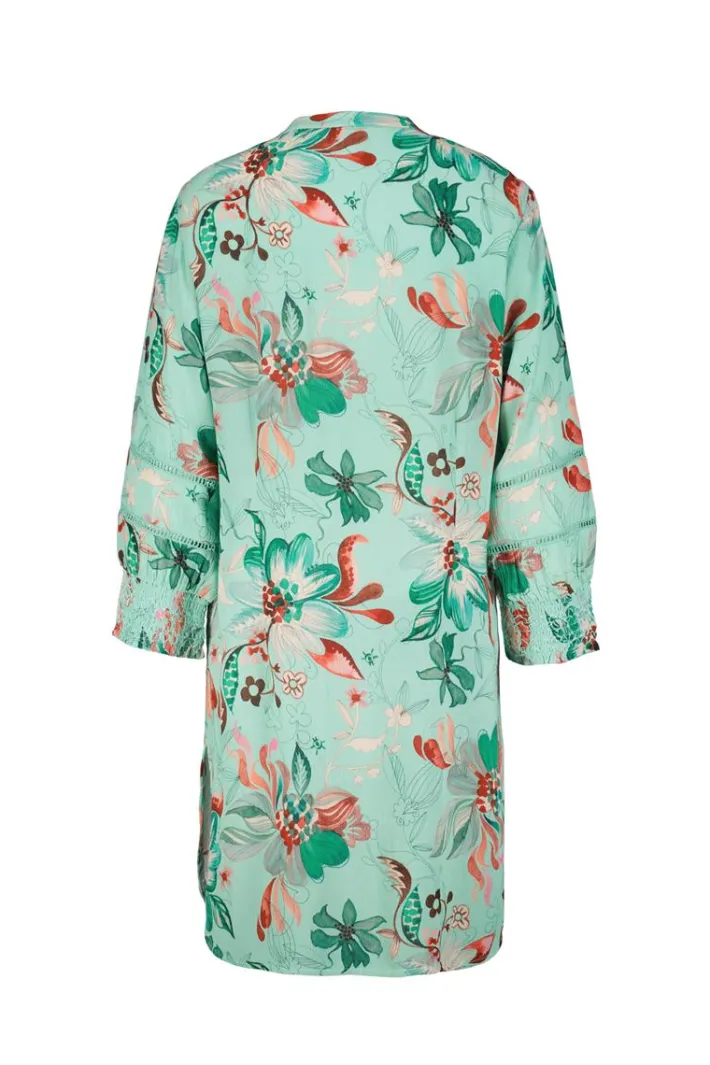 DiDi Tunic Sunny Green Reflection print- Jurken & Tunieken