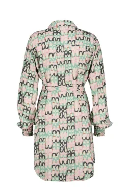 DiDi Tuniek Clea in offwhite with whisper print- Jurken & Tunieken